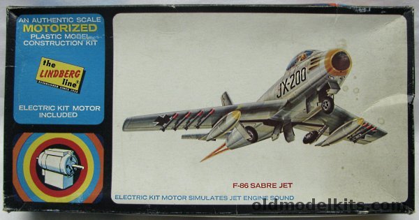 Lindberg 1/48 F-86 Sabre Jet - Motorized, 3110M-200 plastic model kit